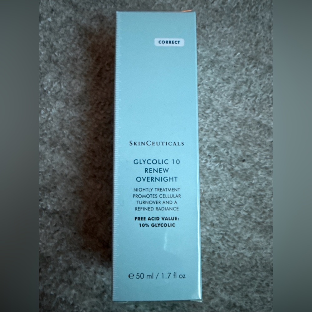 NEW SkinCeuticals GLYCOLIC 10 RENEW OVERNIGHT 50ml / 1.7oz  Brand New Sealed Box